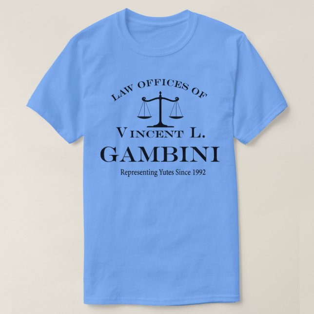 Juristische Ämter des Vincent L Gambini, die die J T-Shirt (Design vorne)