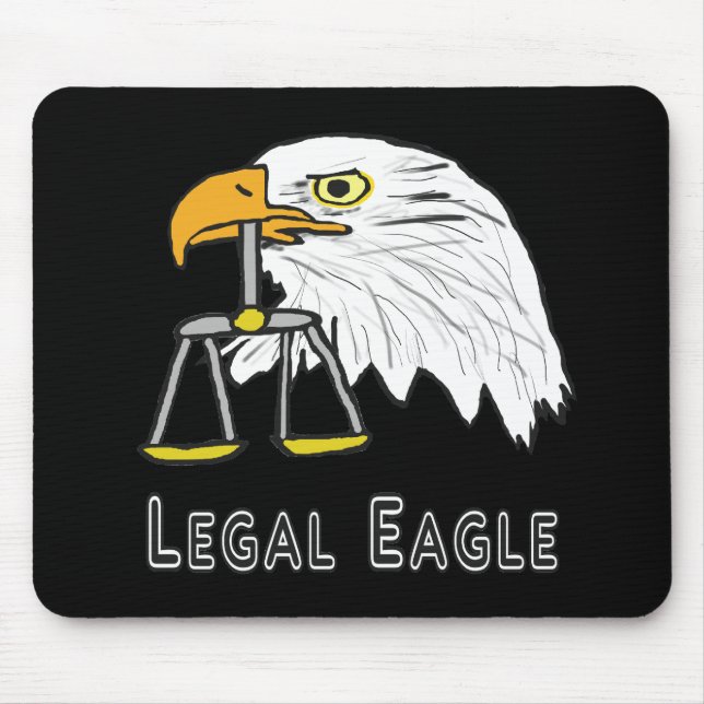 Juristischer Adler Mousepad (Vorne)