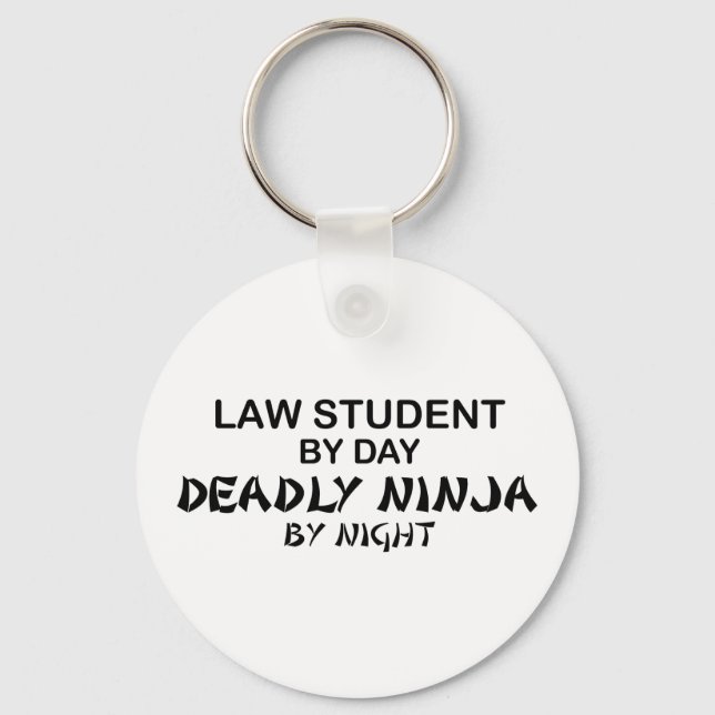 Jurstudent Deadly Ninja Schlüsselanhänger (Vorderseite)