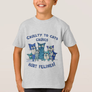 Jurt Felines Grausamkeit gegenüber Katzen T-Shirt
