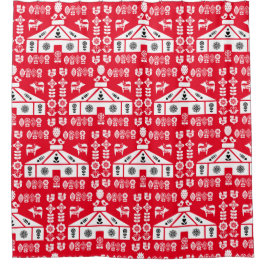 Jurt lebt in der Natur Duschvorhang