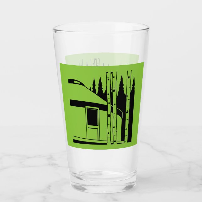 Jurt lebt in der Natur Glas (Vorderseite)