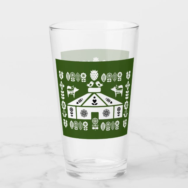 Jurt lebt in der Natur Glas (Vorderseite)