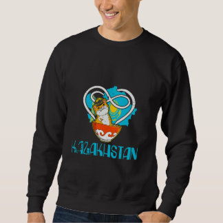 Jurten Republik Kasachstan Qazaqstan Kasachische F Sweatshirt