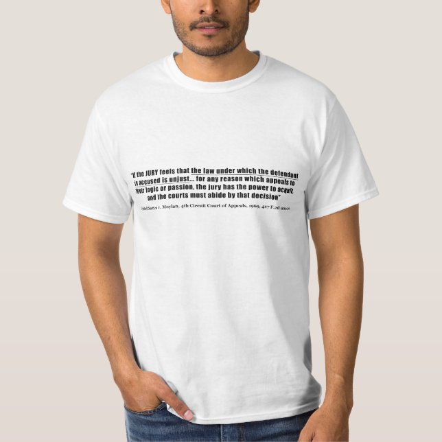 Jury-Aufhebung Vereinigte Staaten V. Moylan 1969 T-Shirt (Vorderseite)