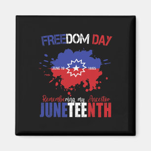 Jurzehnte Celebrate Freedom Red White Blue Free B Magnet