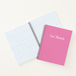 Jus Sketch Niedlich Girly Funny Einfache Zeichn Ku Notizbuch