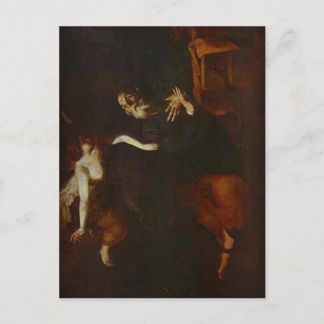 Jusepe Ribera-Deliverence von St. Peter, Gefängnis Postkarte (Vorderseite)
