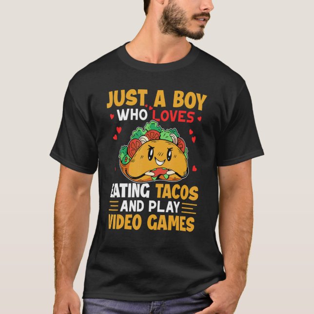 Just a Boy Gaming Taco Gamer Taco  Viva México T-Shirt (Vorderseite)