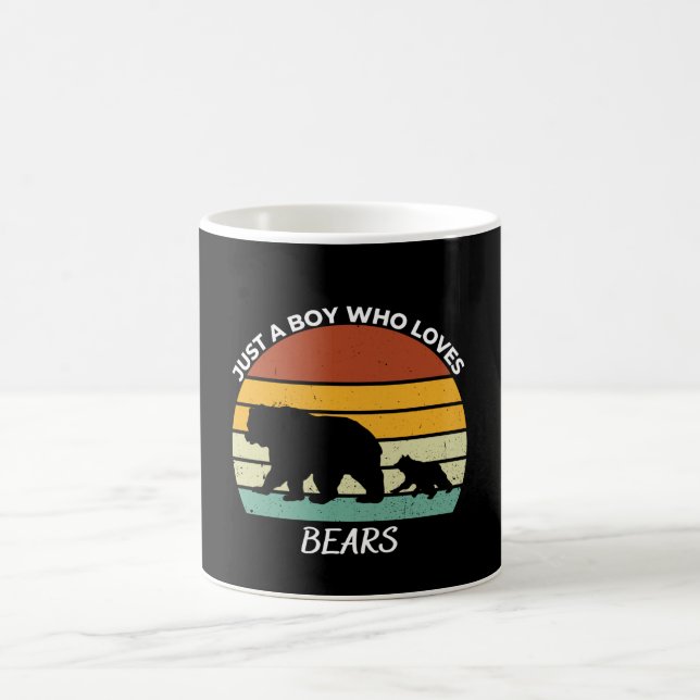 Just a Boy who loves bears Kaffeetasse (Mittel)