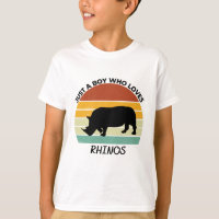 Just a Boy who loves rhinos