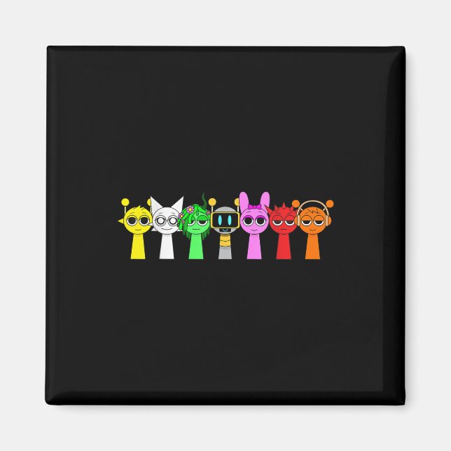 Just A Boy Who Loves Sprunky Funny Sprunky Game  Magnet (Vorne)