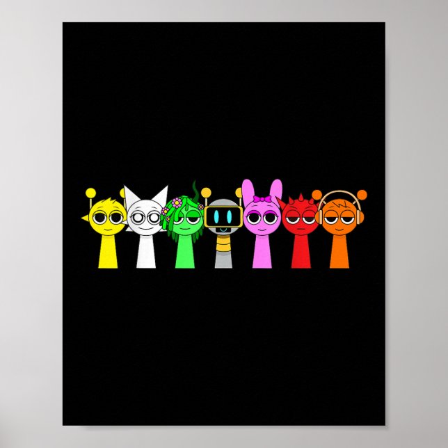 Just A Boy Who Loves Sprunky Funny Sprunky Game  Poster (Vorne)