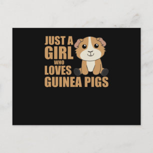 Just A Girl, die Guinea Schweine Liebe - Sweet Gui Postkarte