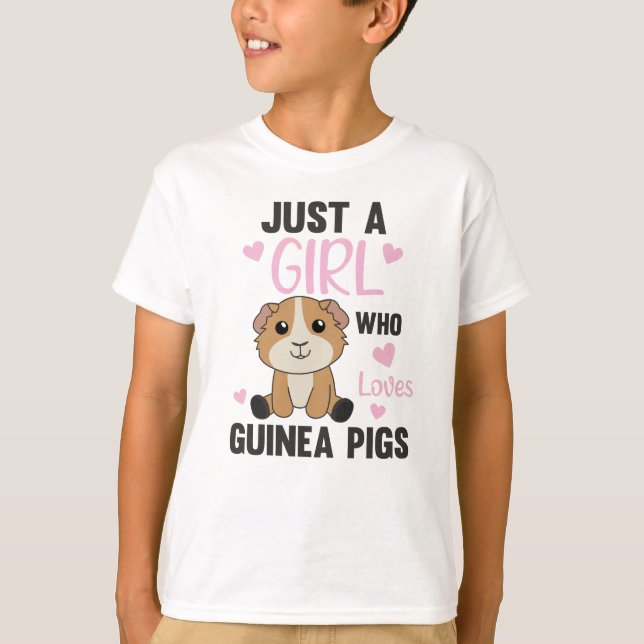 Just A Girl, die Guinea Schweine Liebe - Sweet Gui T-Shirt (Vorderseite)