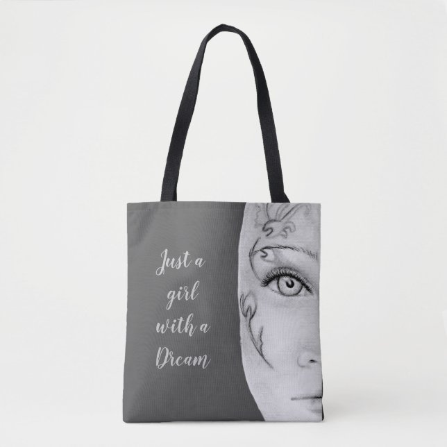 Just a Girl Tote (Vorderseite)