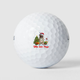 Just A Girl Who Liebe Möpsen & Weihnachts-Möpsen S Golfball