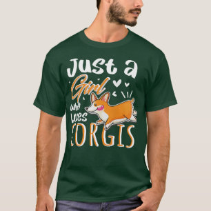 Just A Girl Who Lieben Corgis603 T-Shirt