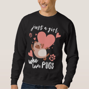 Just A Girl Who Lieben Mops Classic T - Shirt 205