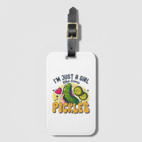 Just a Girl Who Lieben Pickles - Funny Vegan