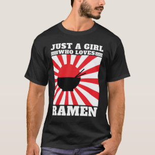 Just A Girl Who Lieben Ramen - Funny Ramen .png T-Shirt