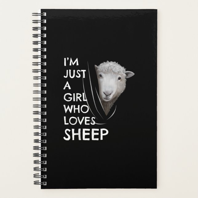 Just A Girl Who Love Sheep | Sheep Fans gift Planer (Vorderseite)