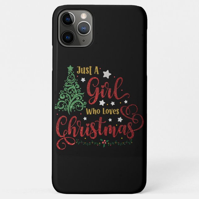 Just A Girl Who Loves Christmas Case-Mate iPhone Hülle (Rückseite)