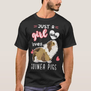 Just A Girl Who Loves Guinea Pigs Premium T-Shirt