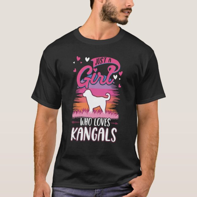 Just a girl who loves Kangals T-Shirt (Vorderseite)