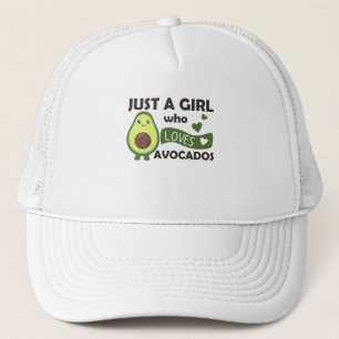 Just A Girl's Avocado Lieben Sweet Avocado Truckerkappe