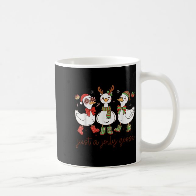 Just A Jolly Goose -christmas Goose - Merry Goosma Kaffeetasse (Rechts)