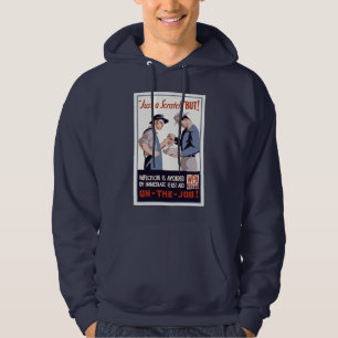 "Just a Scratch" Erste Hilfe Poster Hoodie