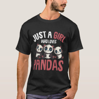 Just A Who Liebe Pandas T-Shirt