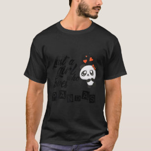 Just A Who Lieben Pandas Panda T-Shirt