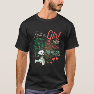 Just A Who Lieben Pandas Panda T-Shirt