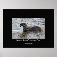 "Just an Otter Day"-Poster