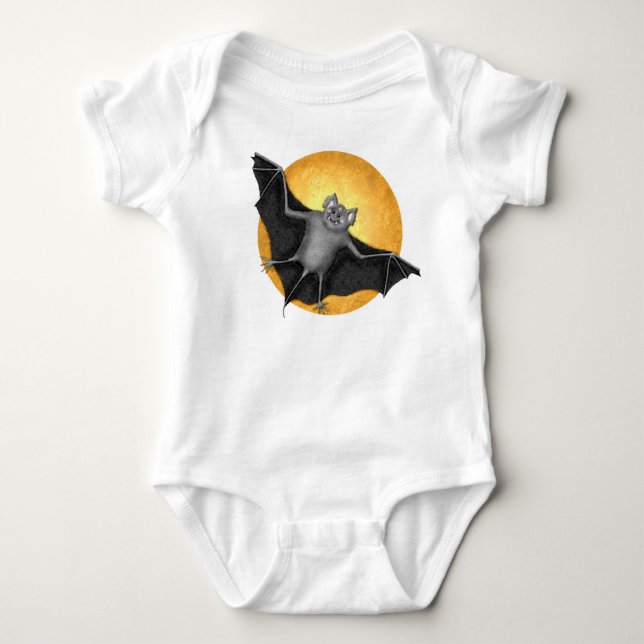 Just Batty Baby Strampler (Vorderseite)