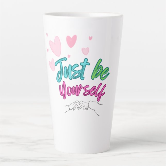 "Just be yourself mug" - best for gift Milchtasse (Vorderseite)