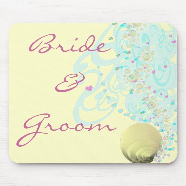 Just Beachy Wedding Mousepad (Vorne)