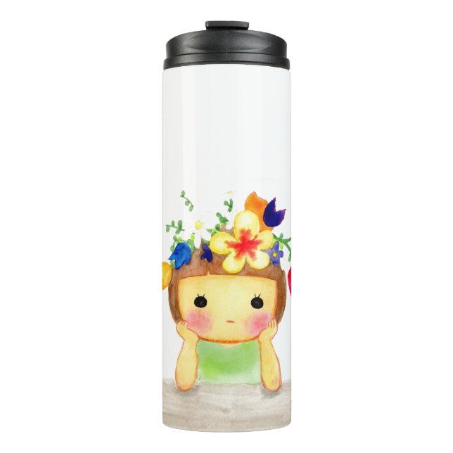 Just Bored Bottle タンブラー Thermosbecher (Vorderseite)