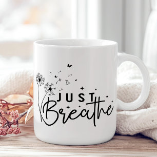 "Just Breathe" Kronleuchter Butterfly Kaffeetasse
