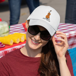 Just Cellin Cellist Performance Music Cello Truckerkappe