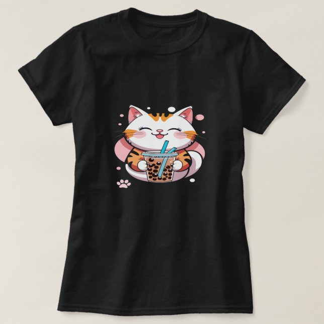Just Chill Cat T - Shirt - Entspannende Katze Love (Design vorne)