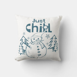 Just Chill Playful Christmas Kissen