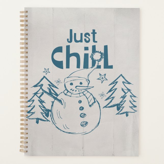 Just Chill Playful Christmas Planer (Vorderseite)