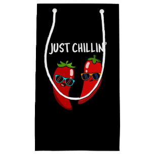 Just Chillin Funny Chili Paprikaschoten Puck Dark  Kleine Geschenktüte
