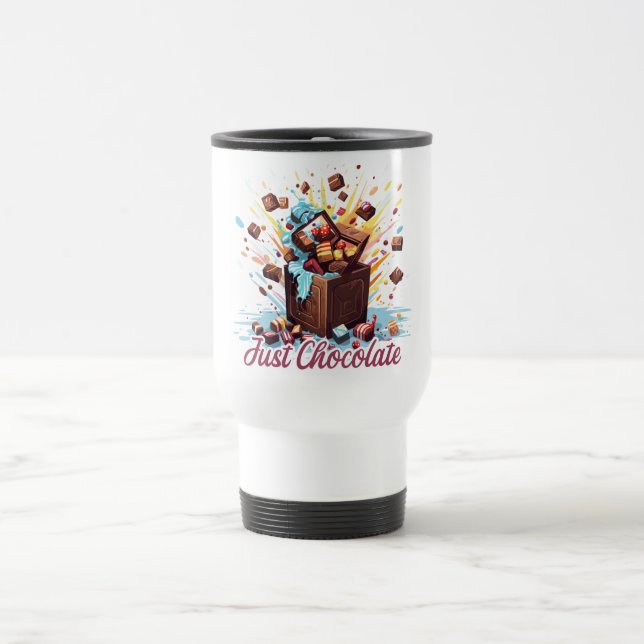 Just Chocolate Reisebecher (Mittel)