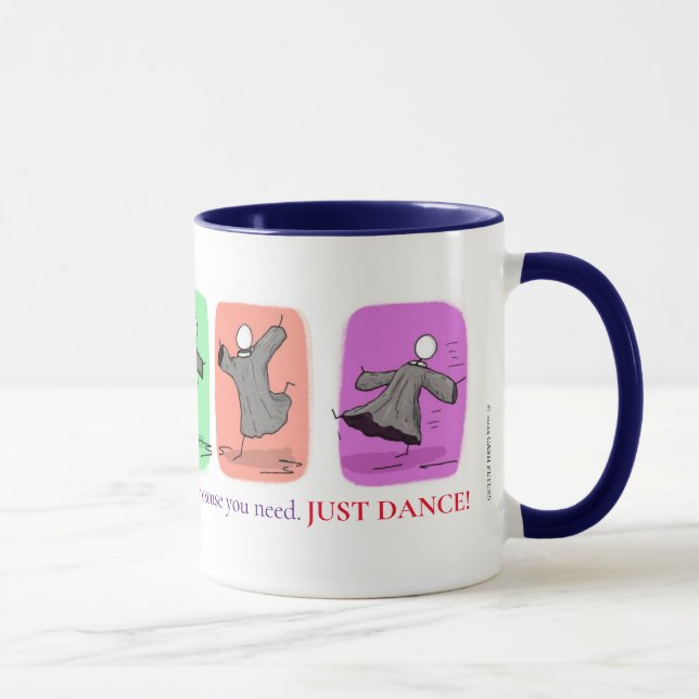 'Just Dance' 11oz Tasse (Rechts)