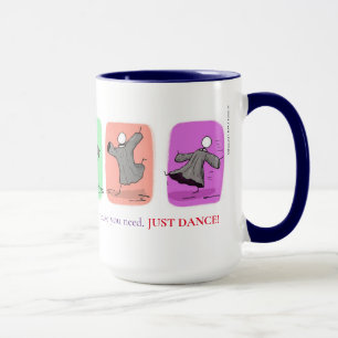 'Just Dance' 15oz Kaffee Tasse