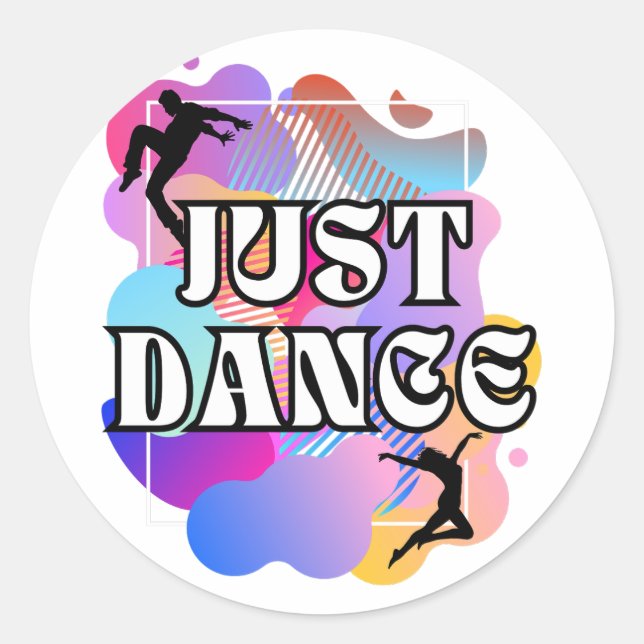 Just Dance Groove Galore Runder Aufkleber (Vorderseite)